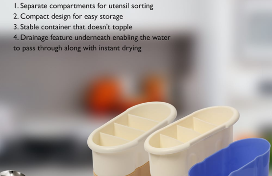 Tulip Cutlery Stand - Versatile Utensil Holder for Kitchen Countertop & Dining Table - Image 2