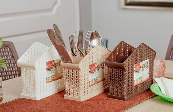 Crown Spoon Stand Cutlery Holder Multipurpose Kitchen Organizer - Image 2