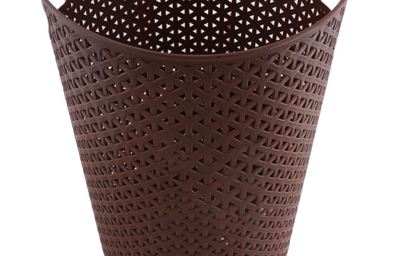 Easy Waste Paper Trash Bin - Lightweight, Sturdy & Functional Waste Disposal Solution (Random Color) - Image 3