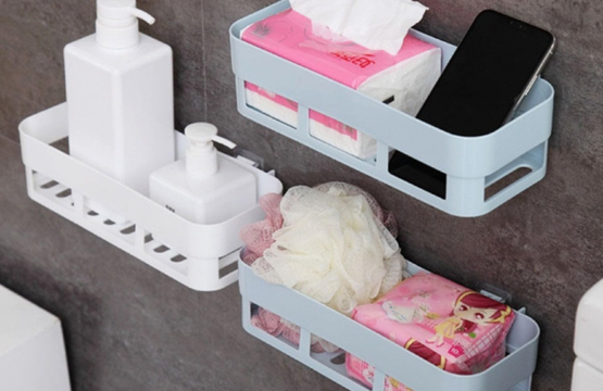 Bathroom Storage Rack ? Wall Storage Shelf Shower Caddy - Image 3