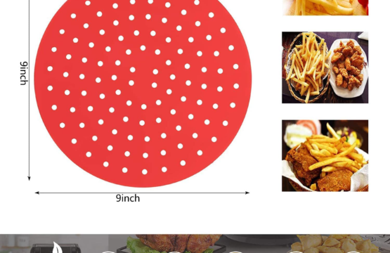 1Pcs Reusable Silicone Air Fryer Liner - 23x23 - Image 4