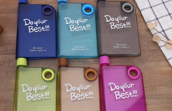 380ml Transparent Drinking Water Bottle for Camping, Sports, and Outdoor Use