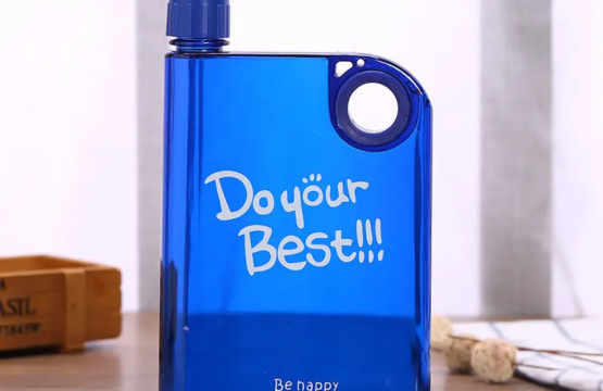 380ml Transparent Drinking Water Bottle for Camping, Sports, and Outdoor Use - Image 2