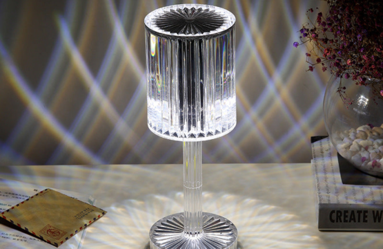 RGB Diamond Lamp with Touch Control | Multi-Color Rechargeable LED Table Lamp - Image 2