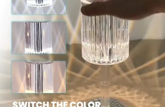 RGB Diamond Lamp with Touch Control | Multi-Color Rechargeable LED Table Lamp - Image 4