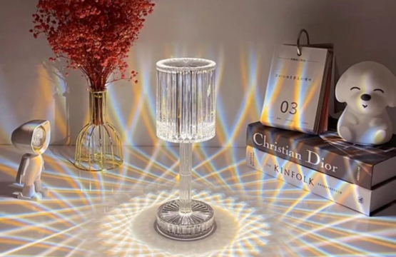 RGB Diamond Lamp with Touch Control | Multi-Color Rechargeable LED Table Lamp - Image 8
