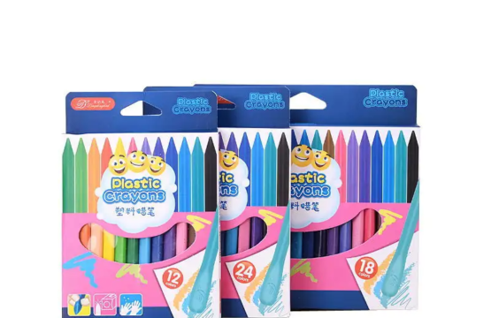 Multi-Color Crayons - 12 Colors Non-Stick, Washable Kids Art Crayons - Easy to Clean Painting Plastic Crayon Set - Image 5