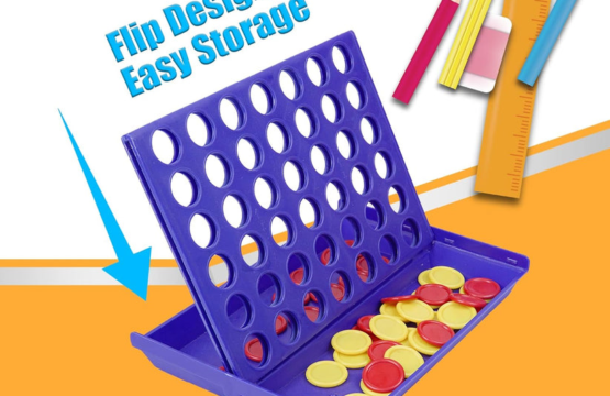 Delightful Line-Up 4 Game for Kids - Fun and Educational 2-Player Strategy Game - Portable, Durable, and Perfect for Family Game Nights - Image 2