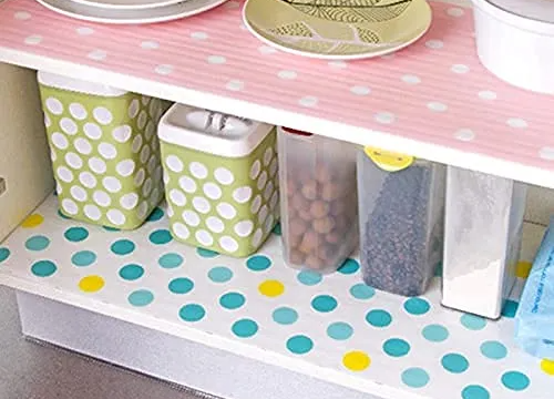 Non Slip Antibacterial Kitchen Cabinet Drawer Shelf Mat Plastic Foam - Image 2