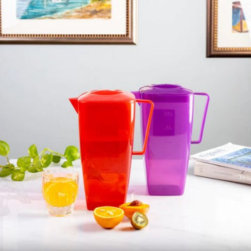 Ultra 2.5-Litres Plastic Transparent Air-Tight Water Jug - BPA-Free, Leak-Proof Design
