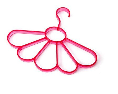 5-Hole Flower-Shaped Scarf Hanger - Space-Saving Organizer for Scarves, Shawls, and Belts - Image 4