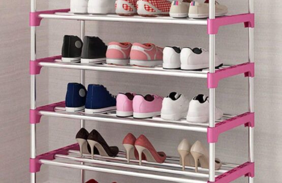 Shoe Rack Cabinet Organizer - 6-Layer Assemble Shoe Shelf for Home Living Room Furniture