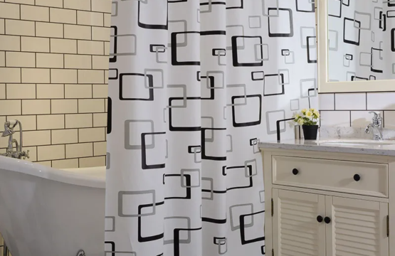 Shower Curtain Mold Resistant- 180 x 200cm - Image 2