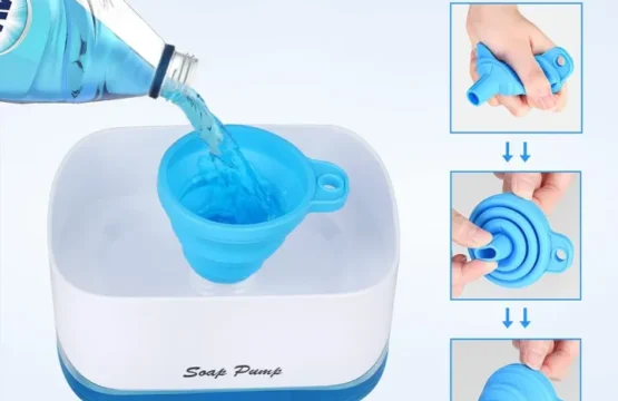 Push Sponge Soap Dispenser for Easy and Mess Free Dishwashing - Image 2