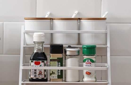 2 layer Rack Stainless Steel Multipurpose Rack jar shampoo holderKitchen Rack Stand Kitchen Accessories - Image 3