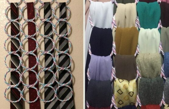 28-Hole Ring Rope Scarf Hanger - Image 6