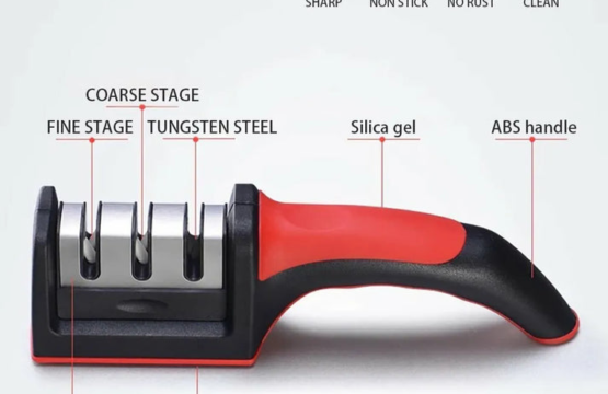 3 in 1 Professional Knife Sharpener for Kitchen Stainless Steel Knives - Image 3