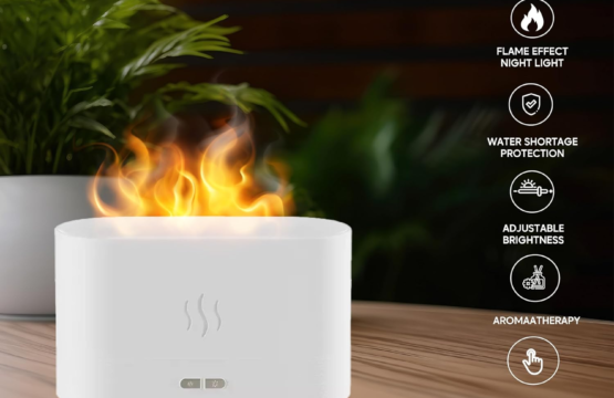 3D Flame Ultrasonic Fire Fragrant Air Humidifier - Image 2