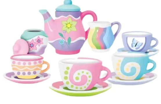 Ceramic Tea Set For Kids Ages 3+ - Image 3