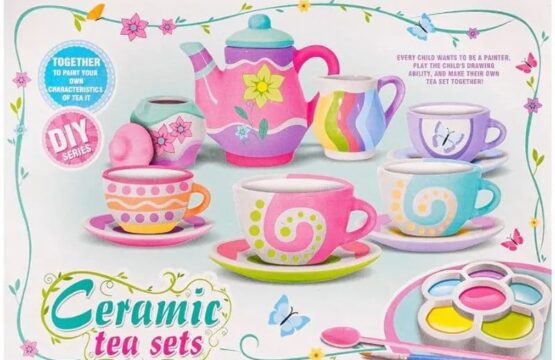 Ceramic Tea Set For Kids Ages 3+