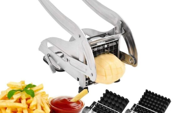 STAINLESS STEEL FRENCH FRIES POTATO CHIPS STRIP CUTTER MACHINE WITH BLADE - Image 2
