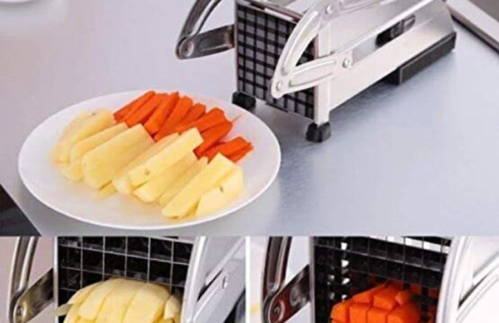 STAINLESS STEEL FRENCH FRIES POTATO CHIPS STRIP CUTTER MACHINE WITH BLADE - Image 5
