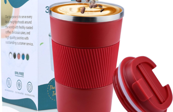 400ml Coffee Mug Travel Coffee Mug Insulated Coffee Mug Reusable Coffee Cups with Lids - Image 6