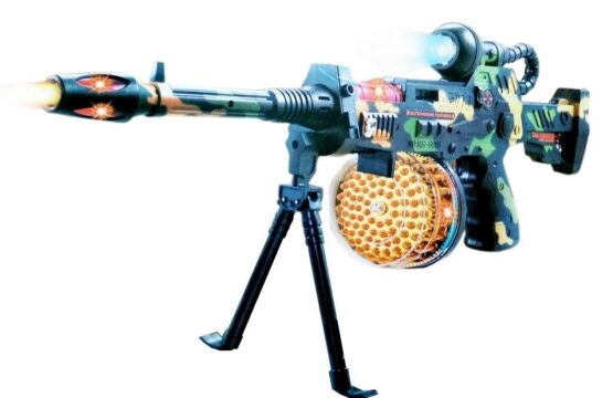 Combat Sniper Gun Toy - 60 cm Machine Gun Toy - Military Gun Toy with Flash Light and Sound Effects for Kids - Image 5