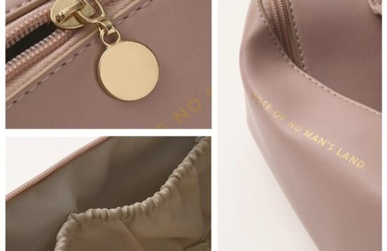 Portable Makeup Leather Pouch - Image 3