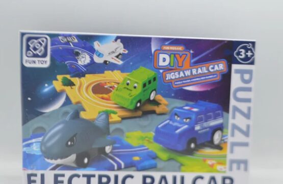 DIY Jigsaw Electric Rail Car