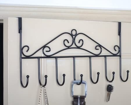 Door 7 Hook Rack Coat, Hat, Belt, Towels - Image 4