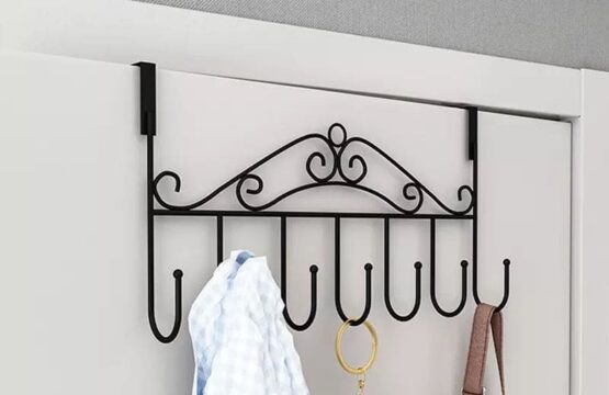 Door 7 Hook Rack Coat, Hat, Belt, Towels - Image 6