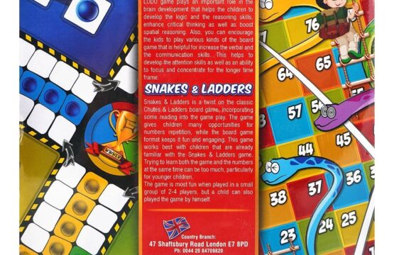 Gamex Cart 2-In-1 Ludo & Snakes n Ladders - Image 3