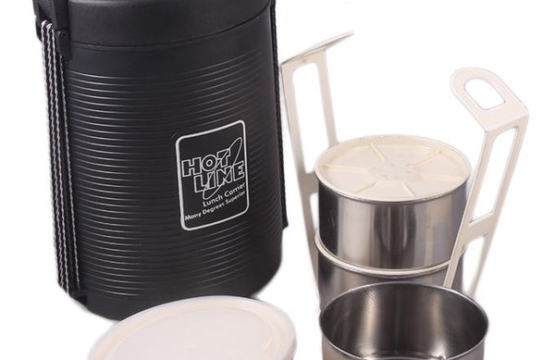 Hot Line Insulated Tiffin Lunch Box 1 Plus 3 Layer Food Carrier for Office and School - Image 2