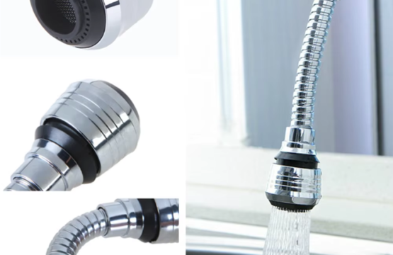 360 Rotating Adjustable Faucet Kitchen Bathroom Adapter - Image 3