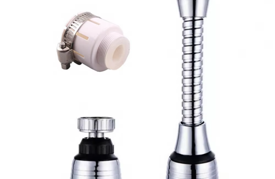 360 Rotating Adjustable Faucet Kitchen Bathroom Adapter - Image 4