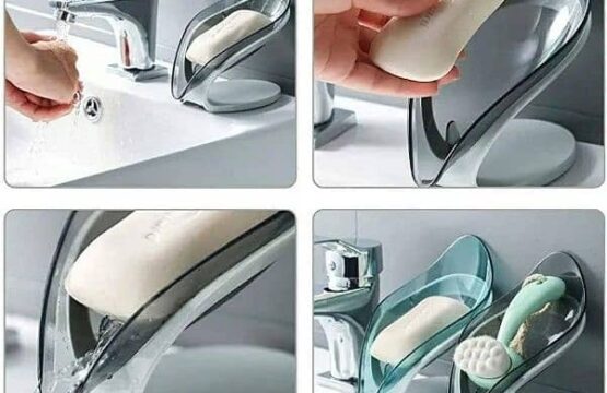 Leaf Shape Smart Soap Holder - Image 2