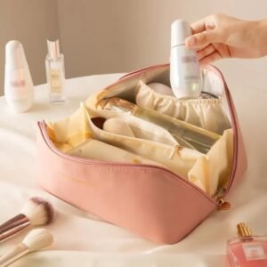 Portable Makeup Leather Pouch