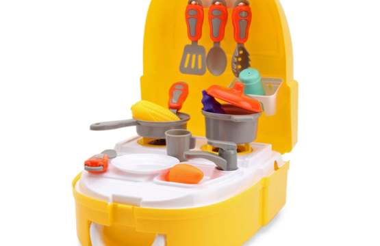 Little Chef Cooking Backpack for Kids – 25 Pieces Set – Kitchen Play House - Image 2