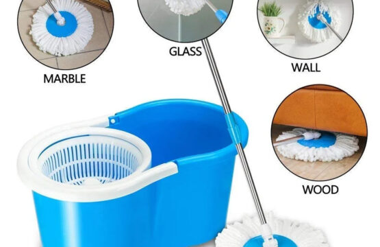 Magic Spin Mop Set - 360 Degree Microfiber Mop Head Home Clean Tools Microfiber - Image 2