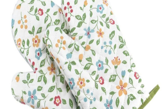 Oven Gloves Pair Mini Oven Mitts Heat Resistant Kitchen Hand Protection - Image 2