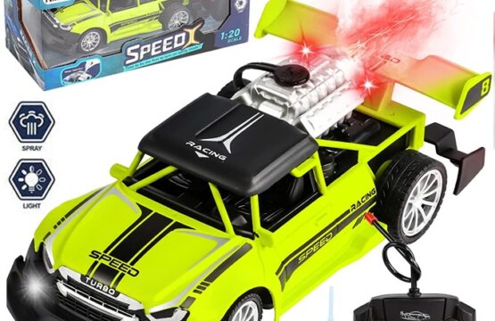 Remote Control Drift Car with LED Lights & Spray Jets