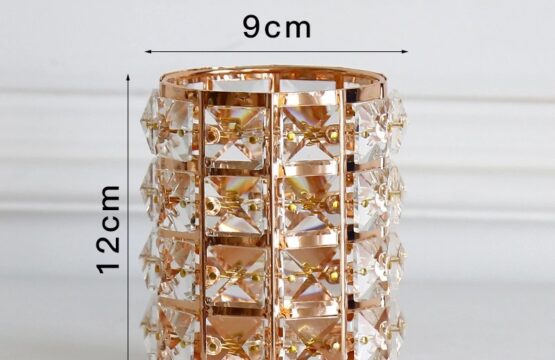 Rose Gold Metal Storage Box - Large Capacity Organizer - Image 3