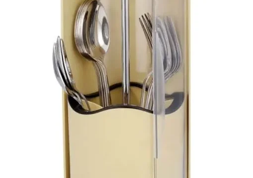 Rotating Cutlery Organizer with Lid - Image 3