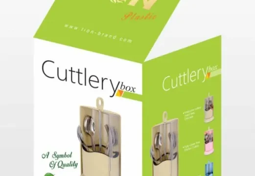 Rotating Cutlery Organizer with Lid - Image 4