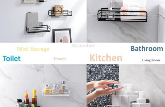 Multipurpose Kitchen Bathroom Shelf Wall Holder Storage Rack - Image 6