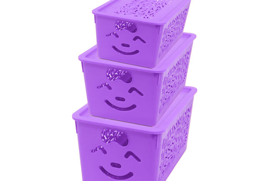Smiley Organizer Box-3in1 Set