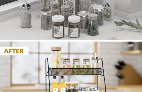 Spice Rack Organizer for Kitchen, esktop Makeup Organizer for Bath Room, Bedroom and Office - Image 5