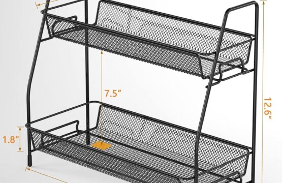 Spice Rack Organizer for Kitchen, esktop Makeup Organizer for Bath Room, Bedroom and Office - Image 4