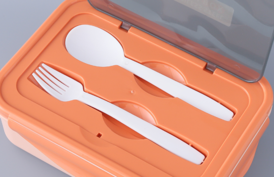 Stainless Steel Lunch Box for Kids School, 2 Compartment - Image 3